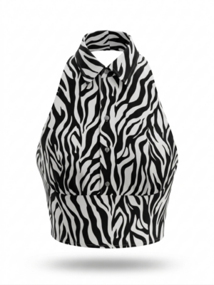 Top camisa zebra (M)🦓